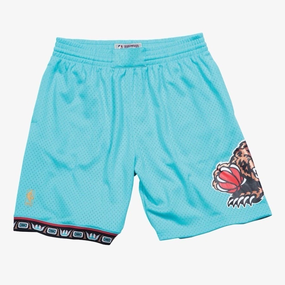 Men's Mitchell & Ness Vancouver Grizzlies 96-97 Road Swingman Shorts Size Small